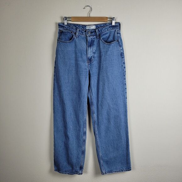 Abercrombie & Fitch Denim - Abercrombie & Fitch Jeans Women 29 8S The Loose High Rise Blue Denim Relaxed